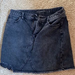 volcom brand jeans- high rise skirt